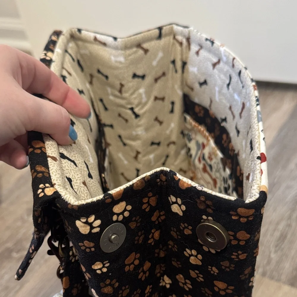 Paw Print Dog Carrier Bag